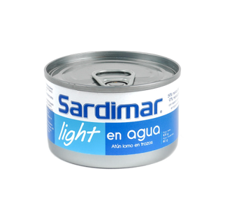 Atun  en agua light trozos Sardimar 105g