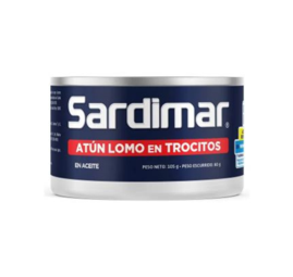 Atun en trocitos Sardimar azul lata 105 g