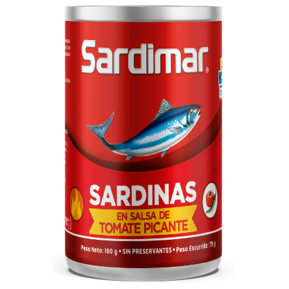 Sardinas en salsa de tomate Sardimar 160 g Picante