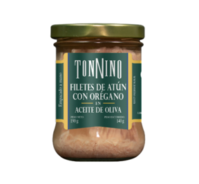 Filetes de Atún con Orégano Tonnino 190g