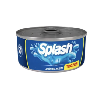 Atún trozos en Aceite Splash lata 140g