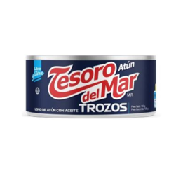 Atun trozos en aceite Tesoro del Mar 140g