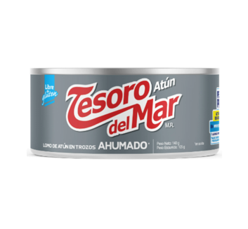 Atun Tesoro del Mar Ahumado trozos 140g