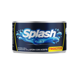 Atún Trocitos en aceite Splash lata 230 g