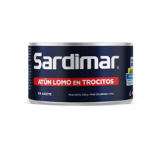 Atun Lomo en Trocitos, Marca Sardimar 230g