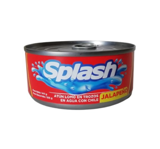 Atún Splash Jalapeñeno Lomo  Trozos En Agua 140g