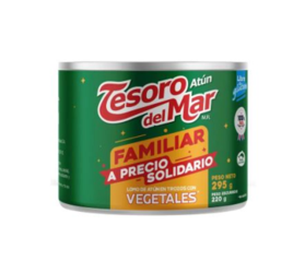 Atun trozos con vegetales Tesoro del Mar 295g