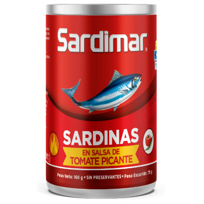 Sardina en Salsa de Tomate Picante  Alto 160g