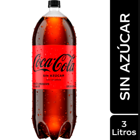 Coca Cola Sin Azucar 3L