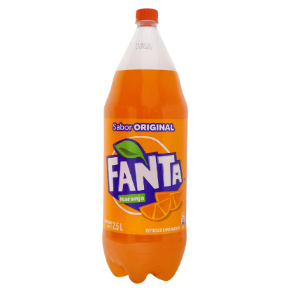 Bebida Gaseosa Fanta Naranja 2.5L Env Retornable