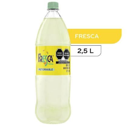 Bebida Gaseosa Fresca 2.5L Env Retornable