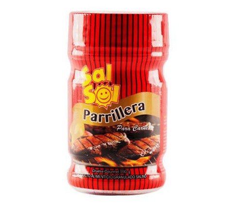 Sal Sol Parrillera Salero Frasco 550g