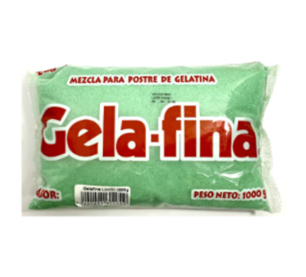 Gelatina Limón, Marca Gela-fina, Presentación 1 kg