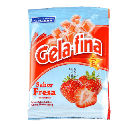 Gela-Fina Fresa  80 g