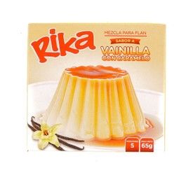 FLAN RIKA VAINILLA C/CARAMELO 65G. C-24