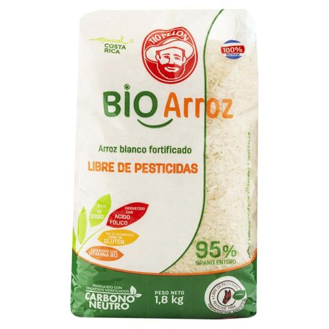 Arroz 95% BIO Tío Pelón bolsa 1.8 kg