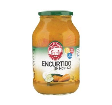 Encurtido en Mostaza, Marca Tio Pelón, 960g