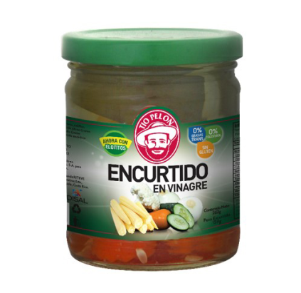 Encurtido Tio pelon Vinagre PN: 262g