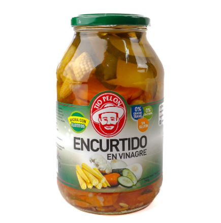 Encurtido Vinagre TIO PELON 960g C12