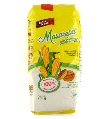 Harina de Maíz amarillo Preco Masarepa Inst 750g