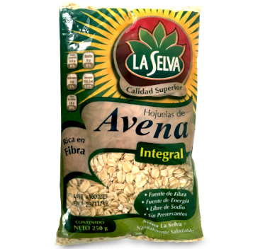 Avena Integral La Selva, Manza-te kilo