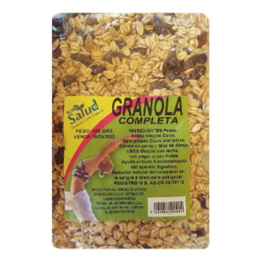 Granola con pasas 250g