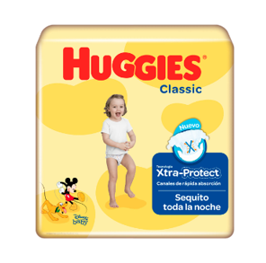 Pañal Huggies Classic Manz Reg XXG