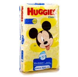 Pañal Huggies Classic XXG 5 50 unidades  más de 14kg