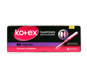 Tampón Kotex Regular 8 Unidades