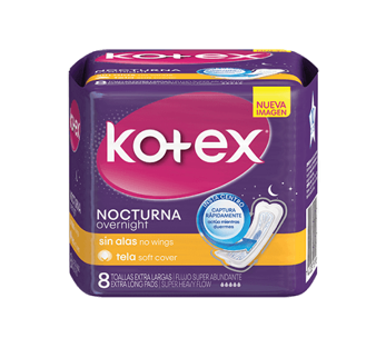 Toalla Nocturna sin Alas Kotex 8u