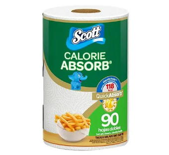 Toalla Cocina Scott Calorie Absorbe 90H