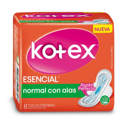 Toalla Kotex Esencial Normal c/a