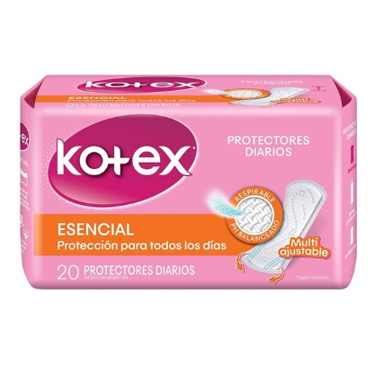 Protector Kotex Esencial Normal c/a 6x20 + prot an