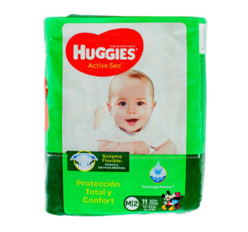 Huggies M Verde 12