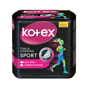 Toalla Kotex Sport Ultra Fina 10 Unidades