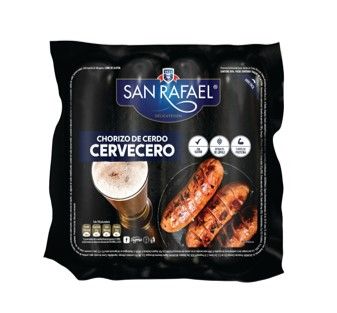 Chorizo de Cerdo Cervecero, Marca San Rafael, 300g