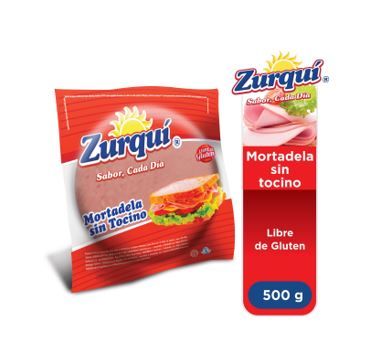 Mortadela sin tocino Zurqui 500g