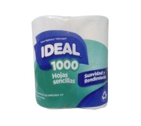 Papel Higienico Ideal 1000 Hojas 6 Rollos