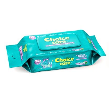 Toallas Humedas Choice Care Aloe Vera, 50 Unidades