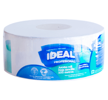 Papel Higiénico Ideal Rollo 400m Dispensador