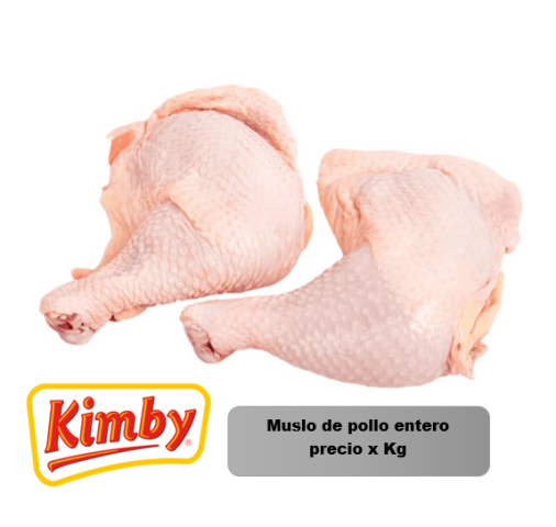 Muslo entero Jumbo Kimby precio x kg (empaq 2 unidades)