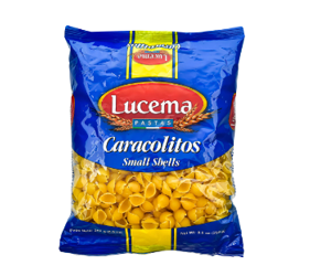 Pasta Caracolitos, Marca Lucema, Empaque 250g