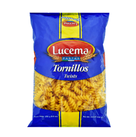 Pasta Tornillo, Lucema, Empaque 250g