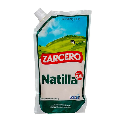 Natilla Zarcero Doypack 400g c/sal