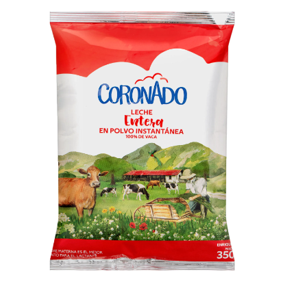 Leche en polvo, Marca Coronado, Empaque 350 g