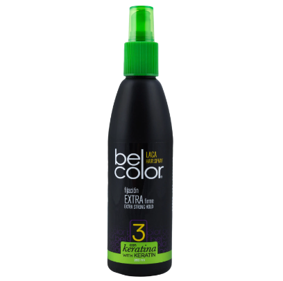 Laca Hair Spray con Keratina 3 Belcolor 260mL