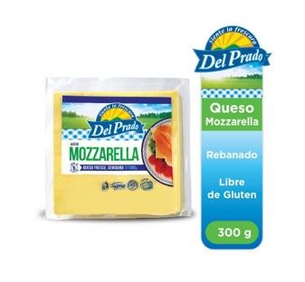 Queso Mozzarella Rebanado, Marca del Prado, 300g