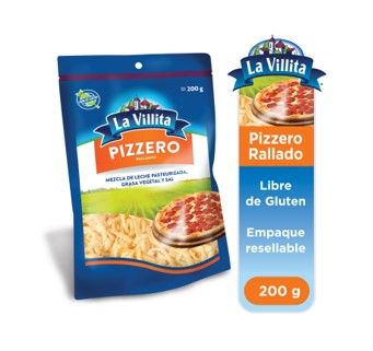 Queso Pizzero  Rallado La Villita   200g