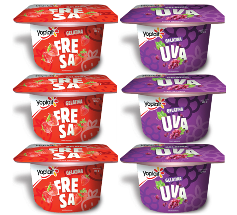 6PACK GELATINAS FRESA Y UVA 810G