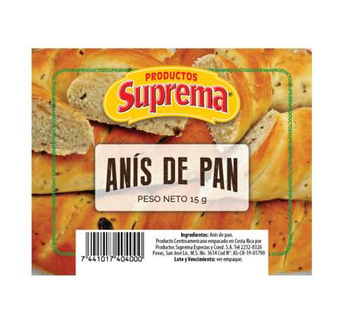 Anis de Pan, Marca Suprema 15g